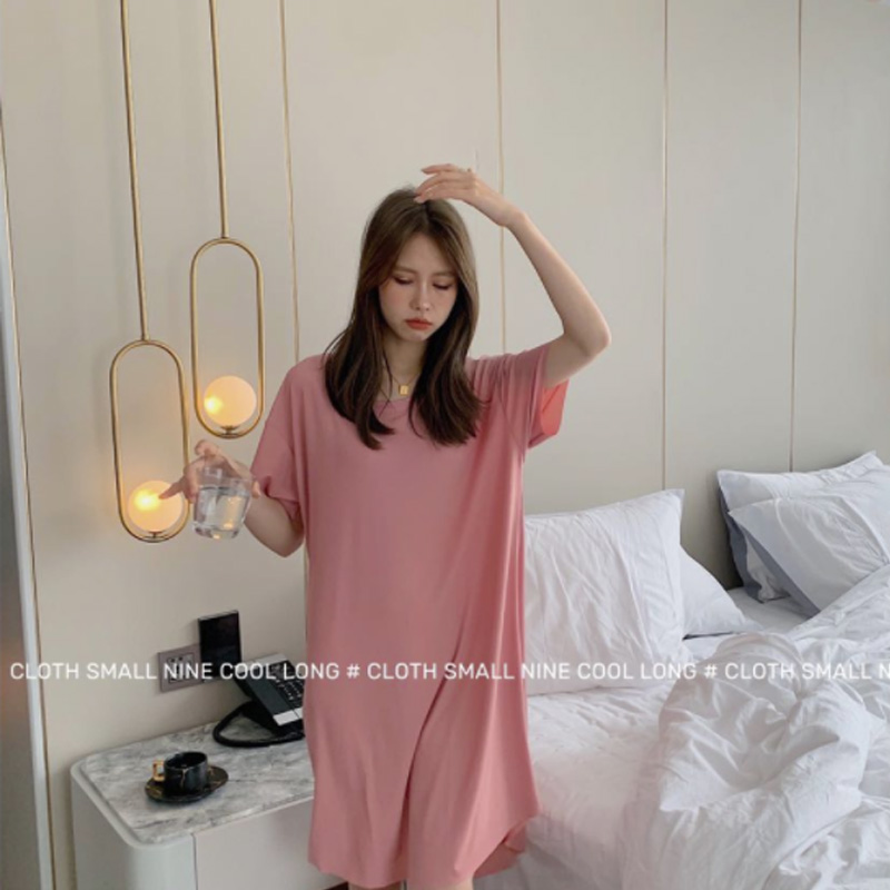 签到！气质浪漫纯色长裙