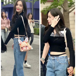 娜扎/秦岚同款！Alexander Wang Bikini亚历山大王比基尼牛仔短裤