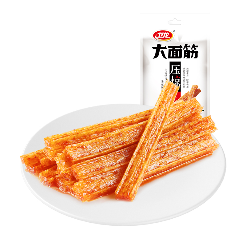 卫龙辣条大面筋儿时休闲麻辣味