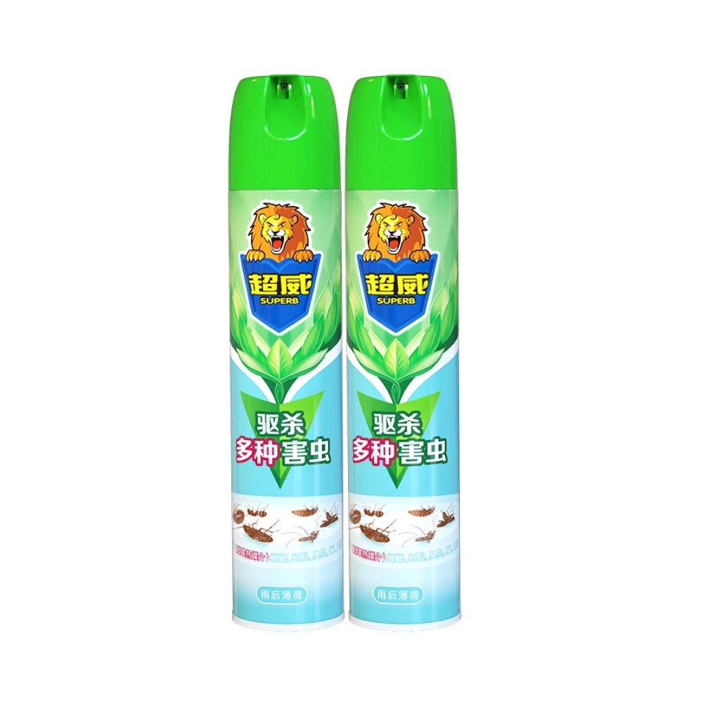 包邮！超威杀虫剂家用薄荷清香500ml*2罐