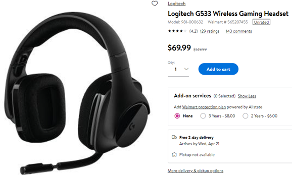 walmart g533