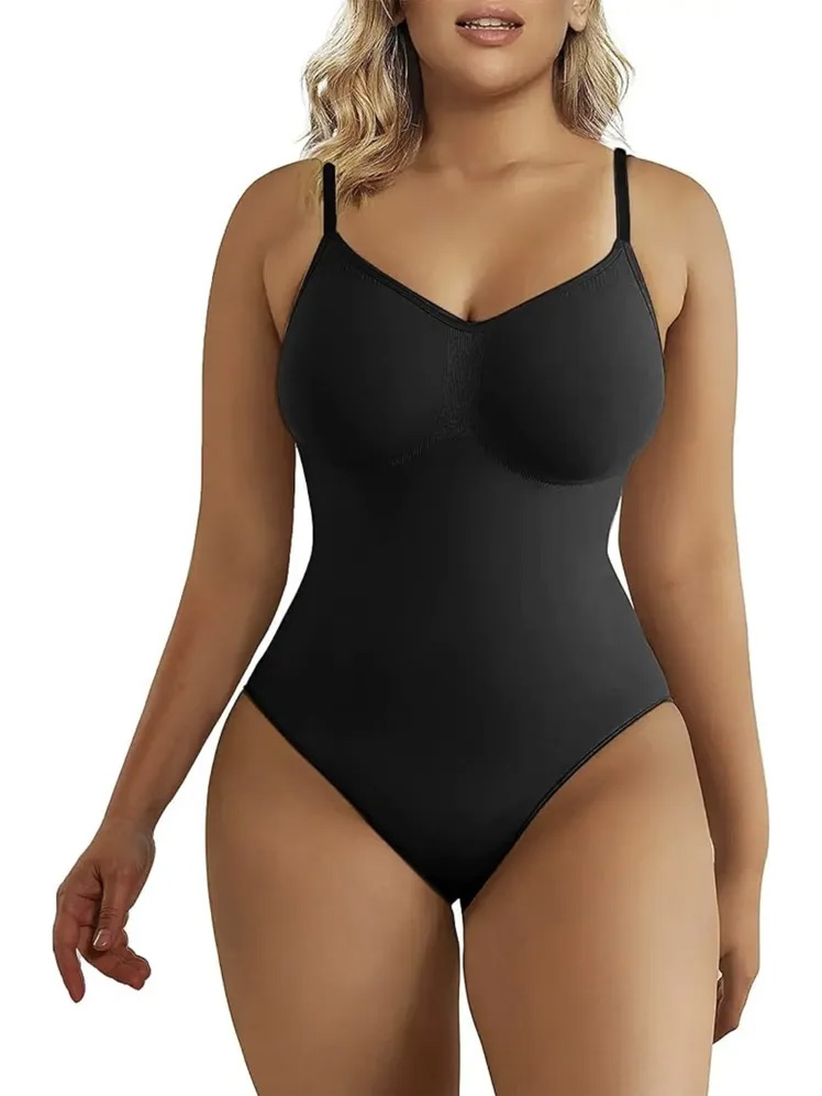 ShaperX Seamless Sculpting Thong Bodysuit