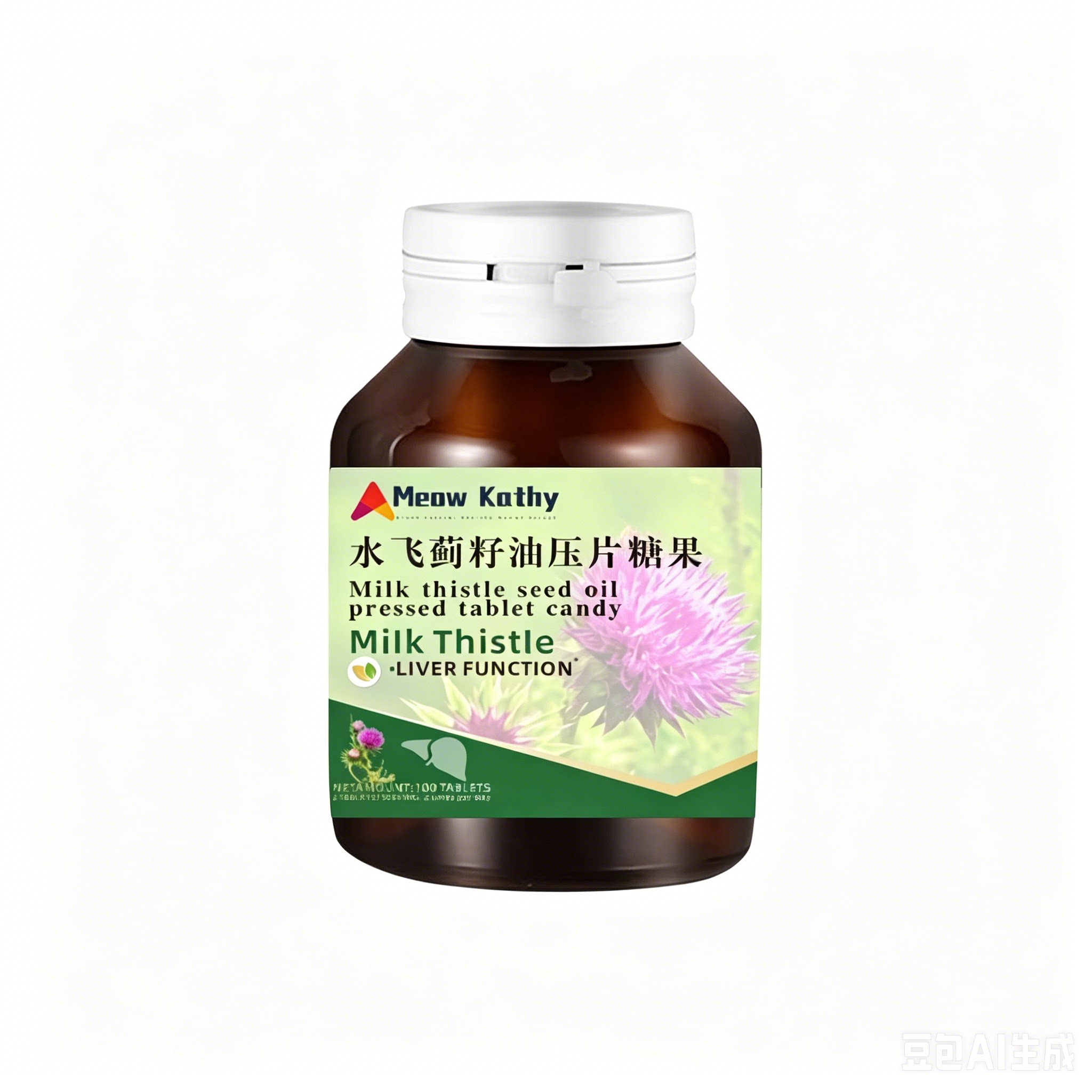 MeowKathy 水飞蓟 LIVER HEALTH MILK THISTLE 100粒-B4