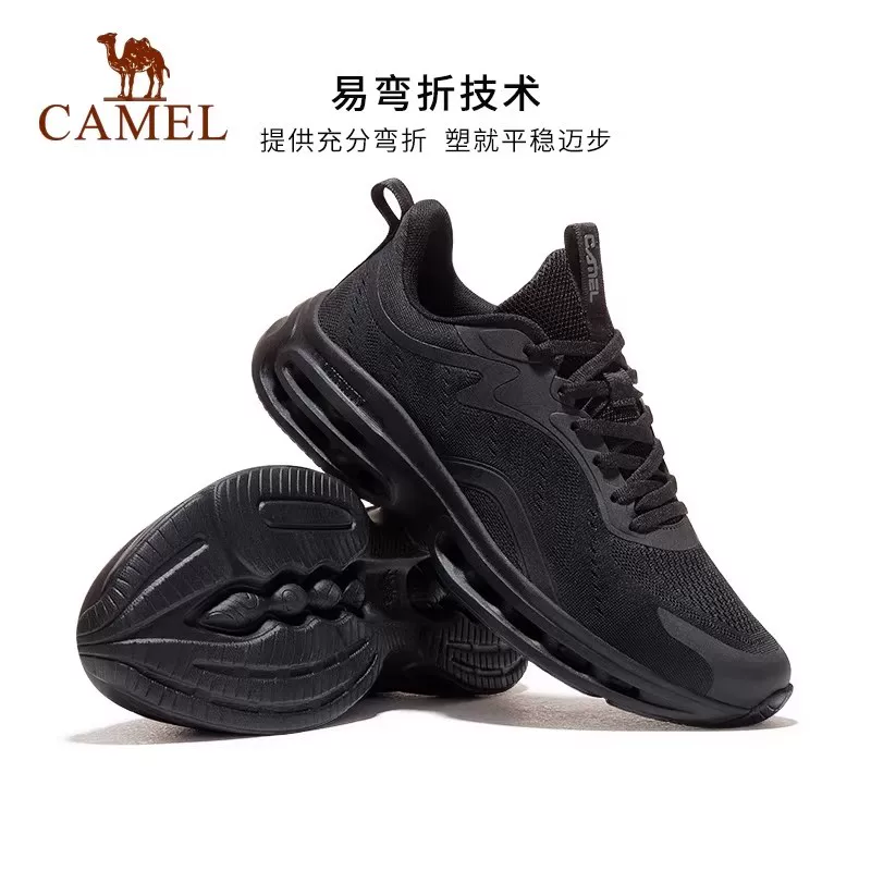 骆驼运动鞋男士官网跑步鞋男女士轻便休闲鞋网面透气减震跑鞋子男