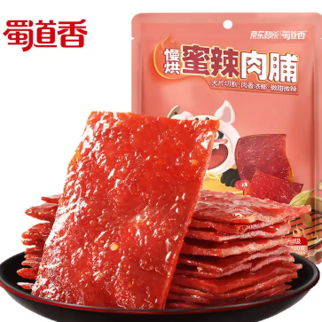 3.9元！蜀道香 蜜辣肉脯100g（需拍26件 付101.4元包邮）