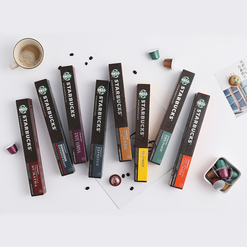 【星巴克】多口味意式浓缩胶囊咖啡80粒