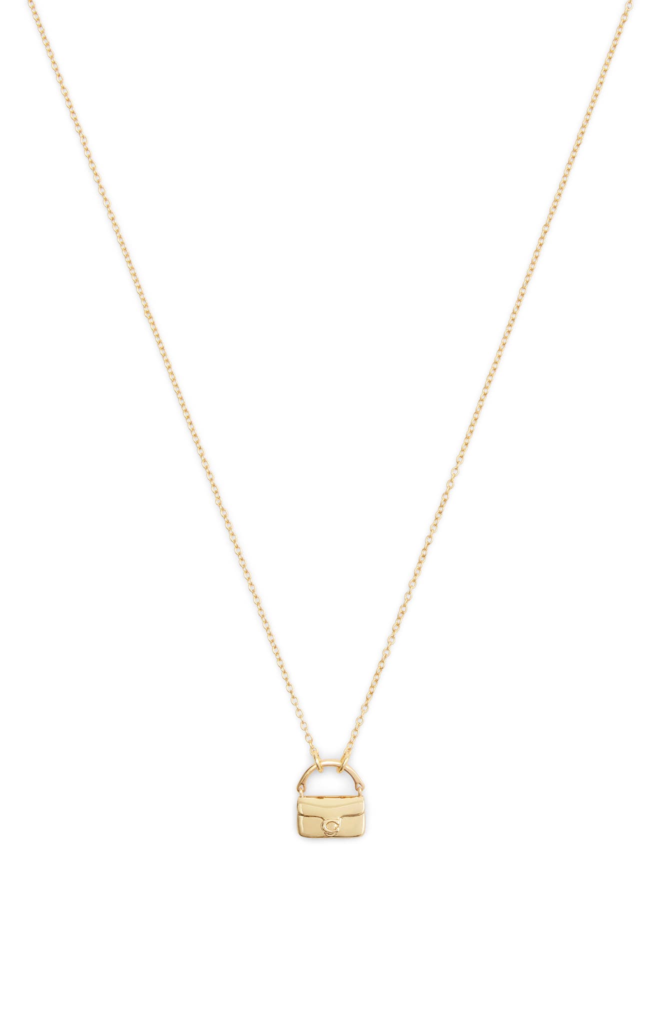 COACH Tabby Pendant Necklace