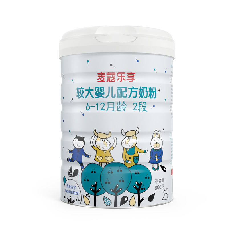 【麦蔻】官方乐享婴幼儿奶粉2段800g