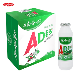 19.9元包邮！娃哈哈 儿童风味早餐 AD钙奶 100g*24瓶