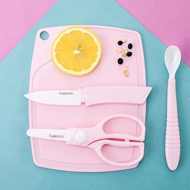 14.9元包邮！弗瑞仕 fusioncn德国婴儿辅食刀具套装