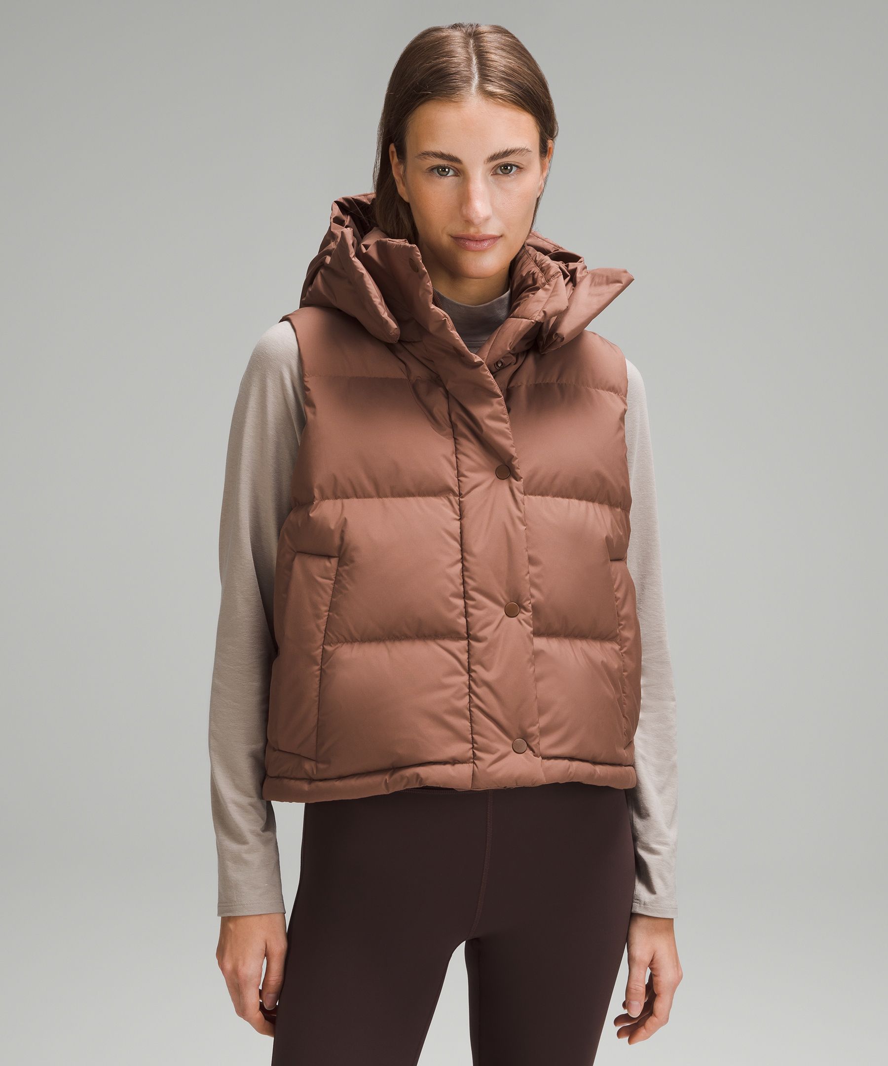 Lululemon Wunder Puff 600-Down-Fill Cropped Vest