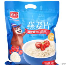 【有券的上】17.9元包邮！精力沛 燕麦片1500g