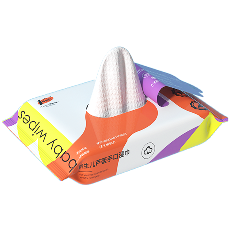 【可签到】婴儿手口湿巾10抽*5包