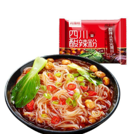 【券已无】4.9元包邮！川豫情 四川特色酸辣粉 100g*5袋