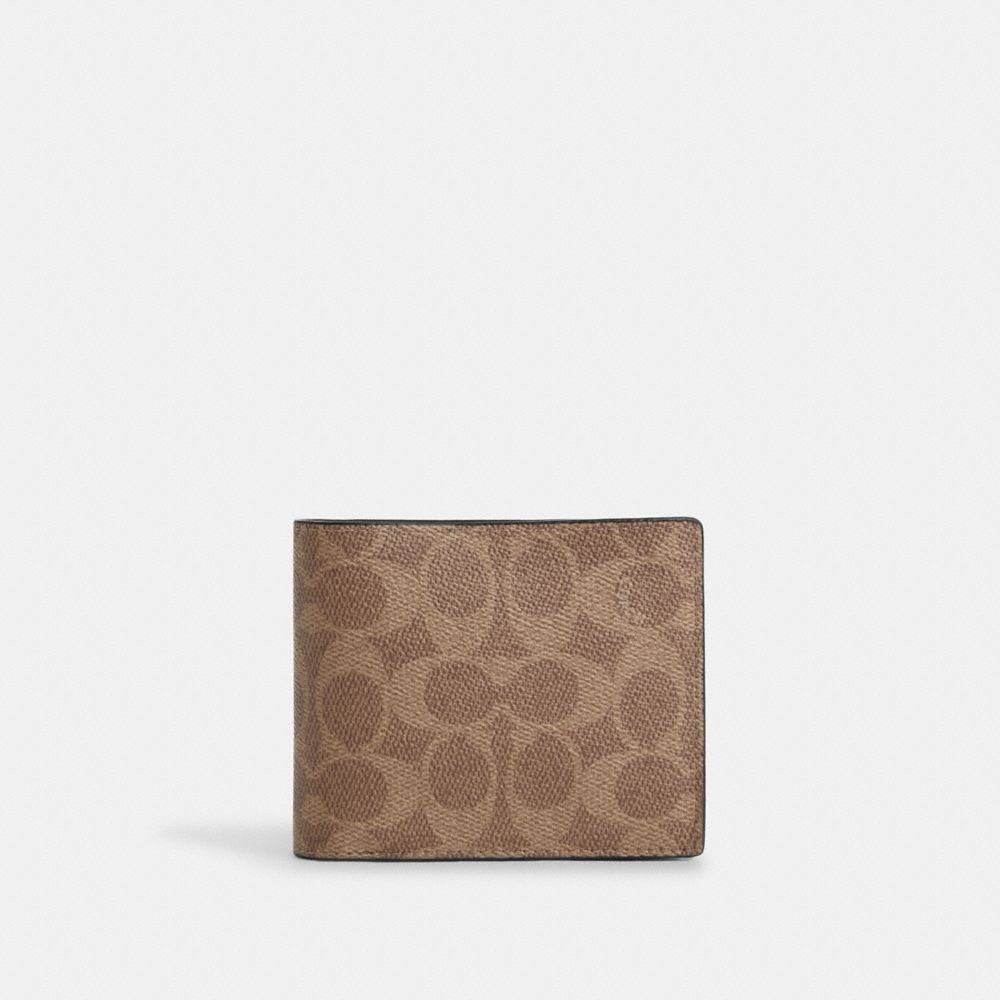 coach 3 in 1 wallet in signature canvas CW380-XUP