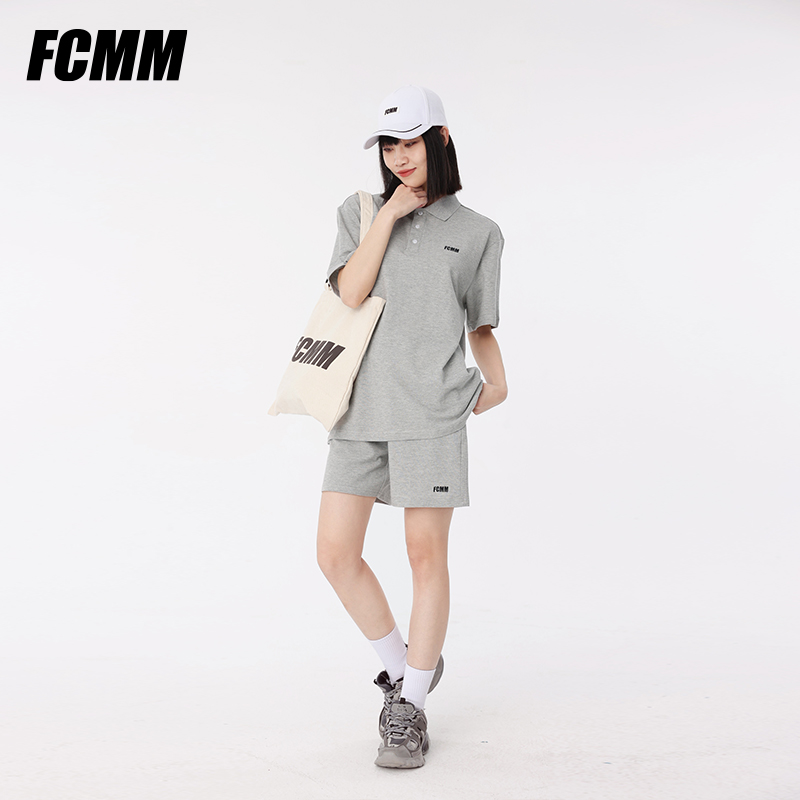 22夏季新款学院风宽松运动套装经典POLO