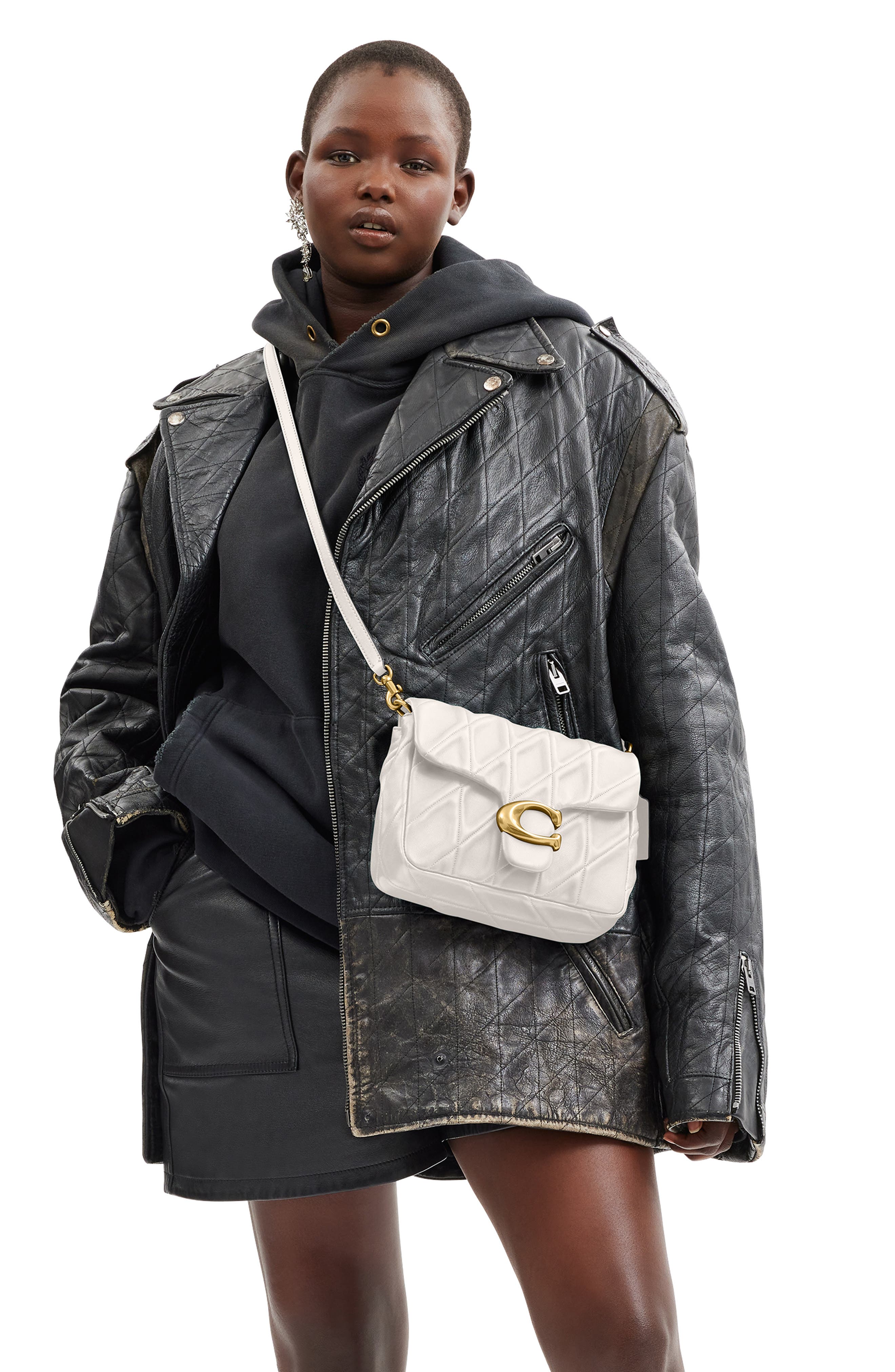 COACH Times Logo Quilted蔻驰单肩包