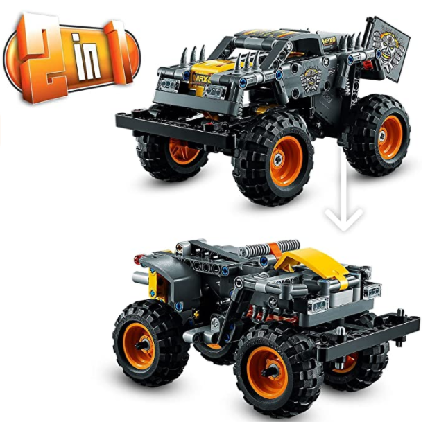 lego乐高机械系列monsterjammaxd疯狂大脚怪42119