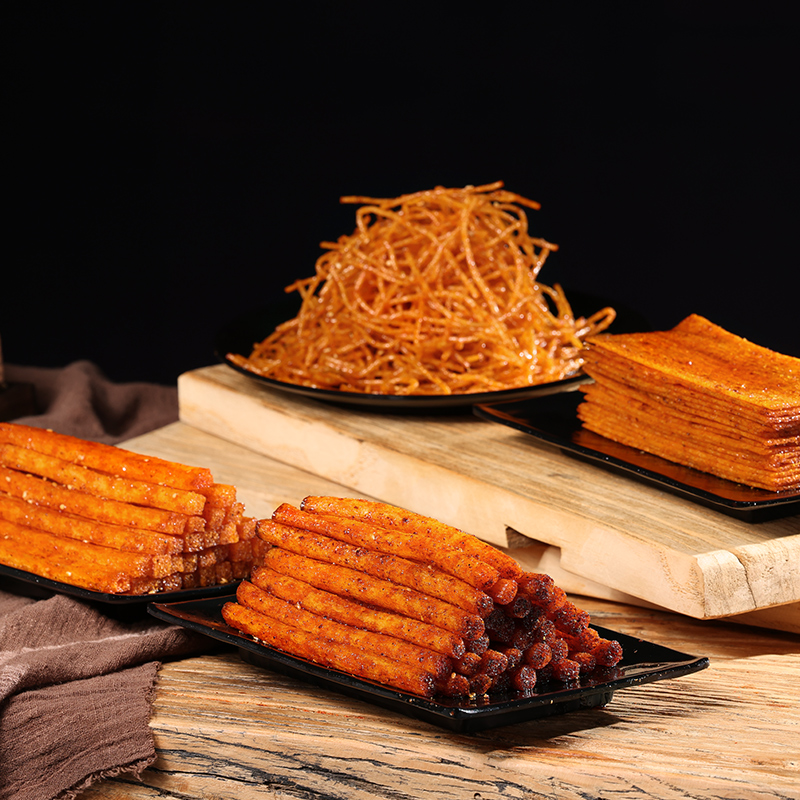 【龙门佬】湖南特产辣条零食大礼包500g