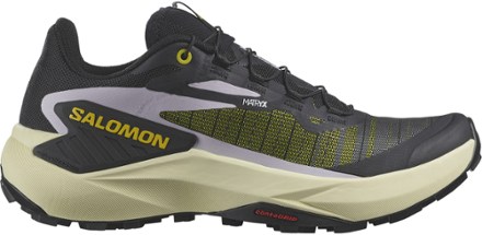 Salomon Genesis 萨洛蒙女士跑鞋 Blk/Sulphur Spring/Orchid Petl 8