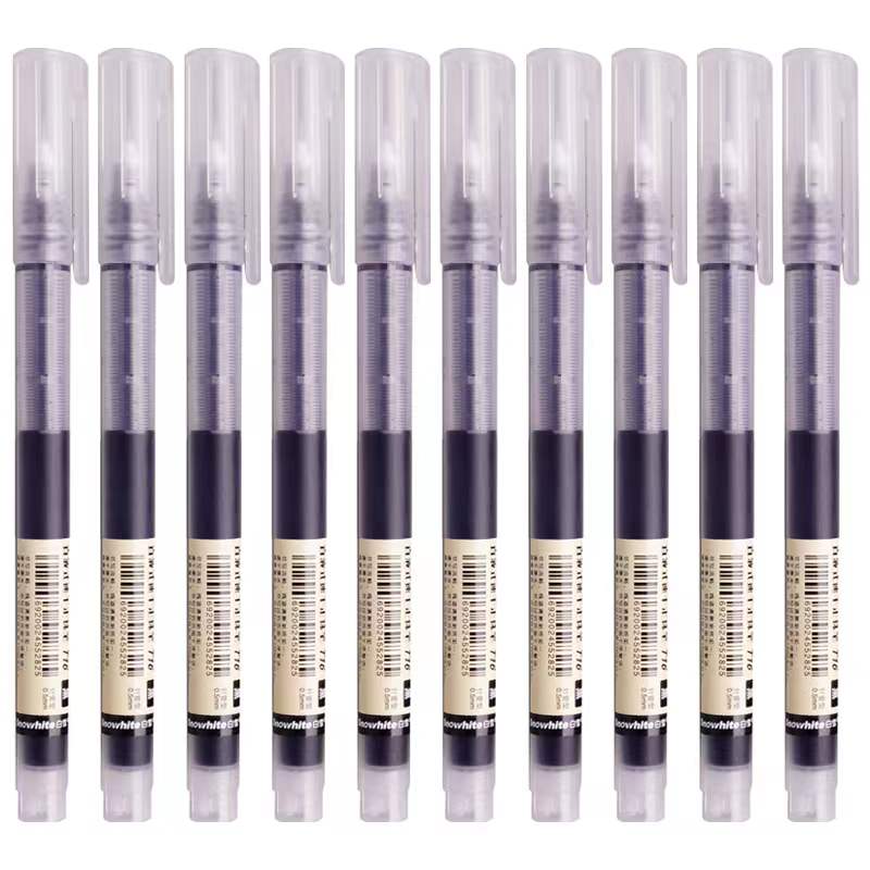 【可签到】白雪直液式走珠中性笔10支