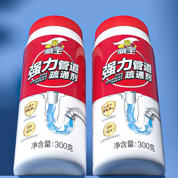威王管道疏通剂强力溶解油污腐蚀神器马桶粉