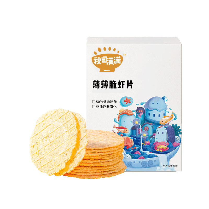【秋田满满】虾片零食
