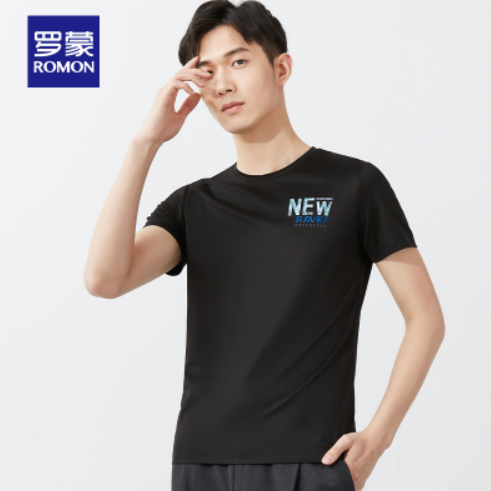 99元包邮！罗蒙 男士休闲短袖T恤*3件