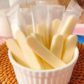 23.9元包邮！无蔗糖高钙奶棒 奶酪条 100g/袋*4袋