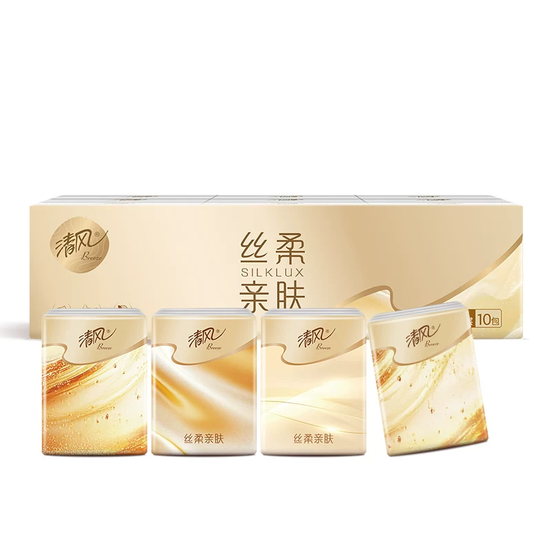 清风手帕纸4层5张10包