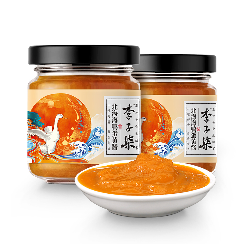 【李子柒】流沙海鸭咸蛋黄酱80g*2瓶