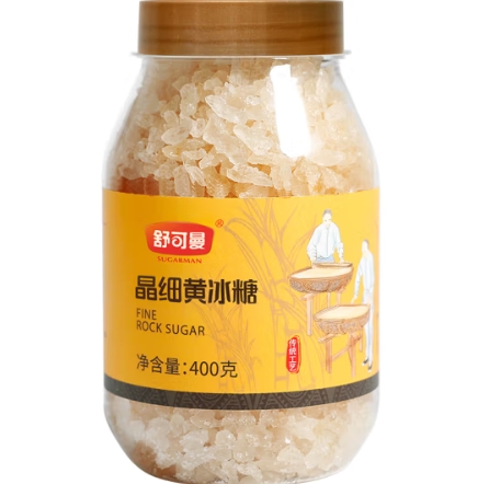 2.41元！舒可曼 晶细黄冰糖 400g