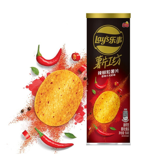 25.2元！乐事 香烤海苔味104克+香辣小龙虾味104克+牛油果薯片芥末味104克 任选6件