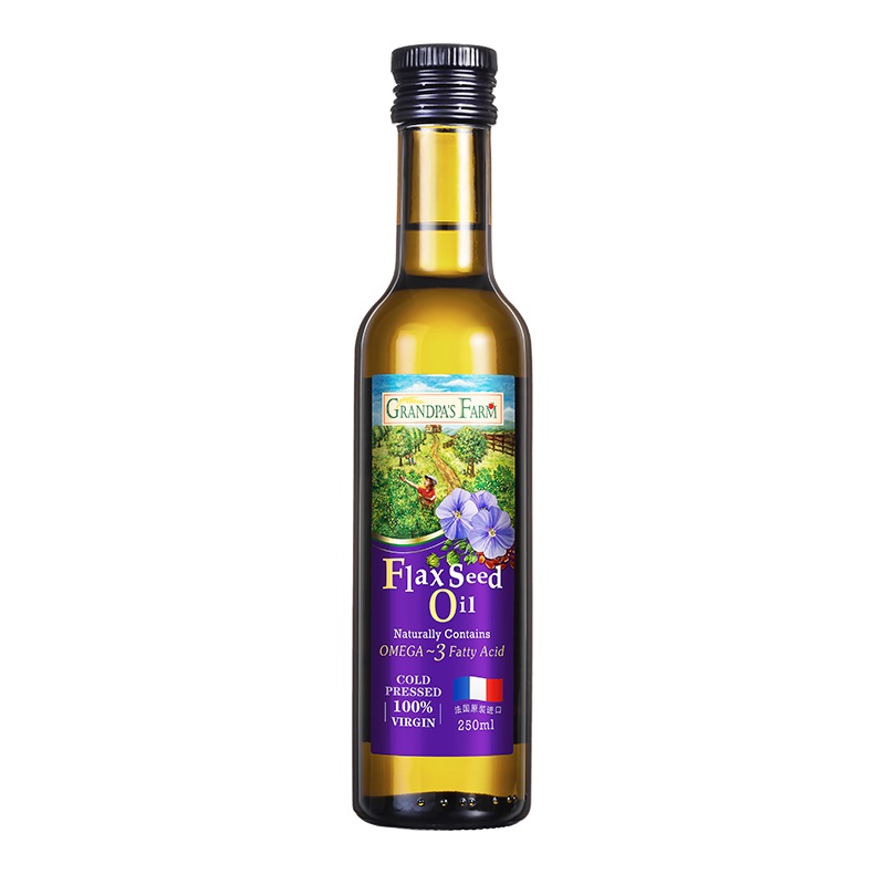 爷爷的农场婴幼儿辅食亚麻籽油250ml