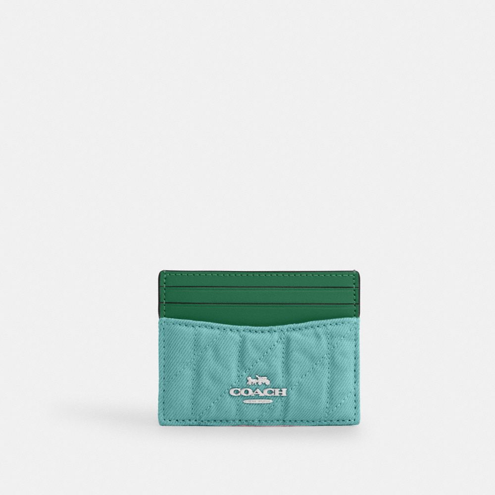 coach slim id card case CBR13-SVY2S