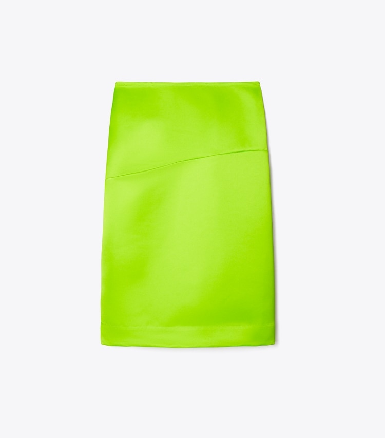 tory burch Deconstructed Satin Skirt