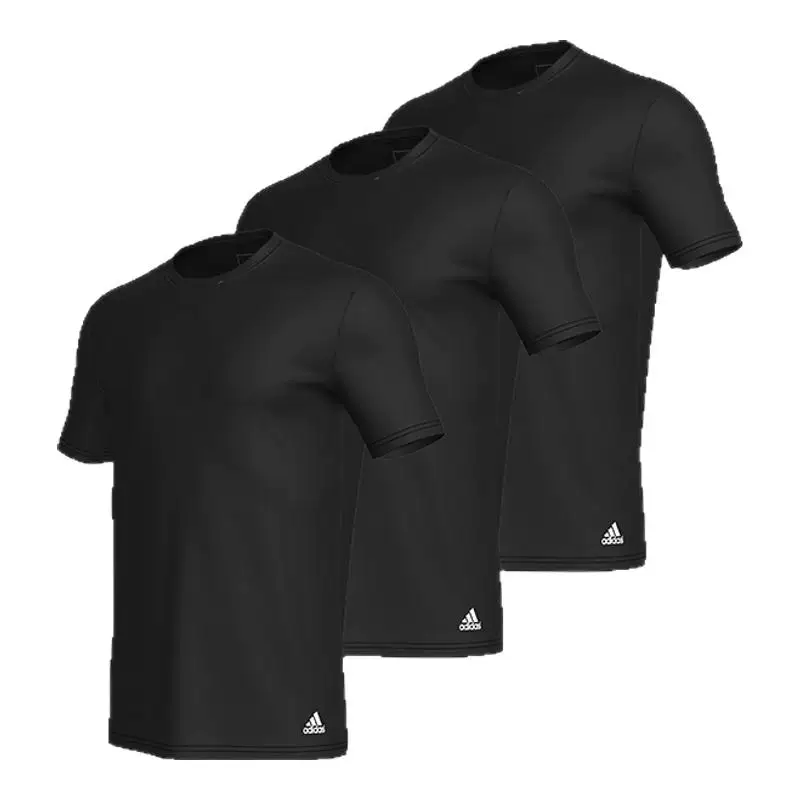 不纠结，一次性入手两件！阿迪达斯纯色短袖