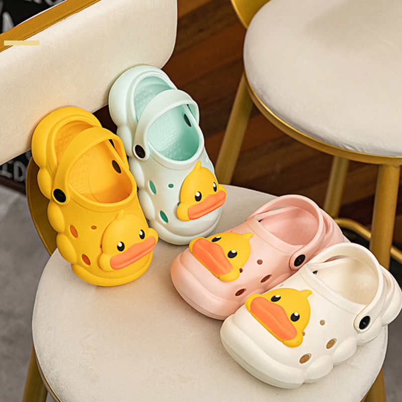 【小黄鸭】儿童洞洞鞋沙滩鞋