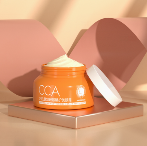 16.9元包邮！CCA 六胜肽美颈霜250g*2瓶