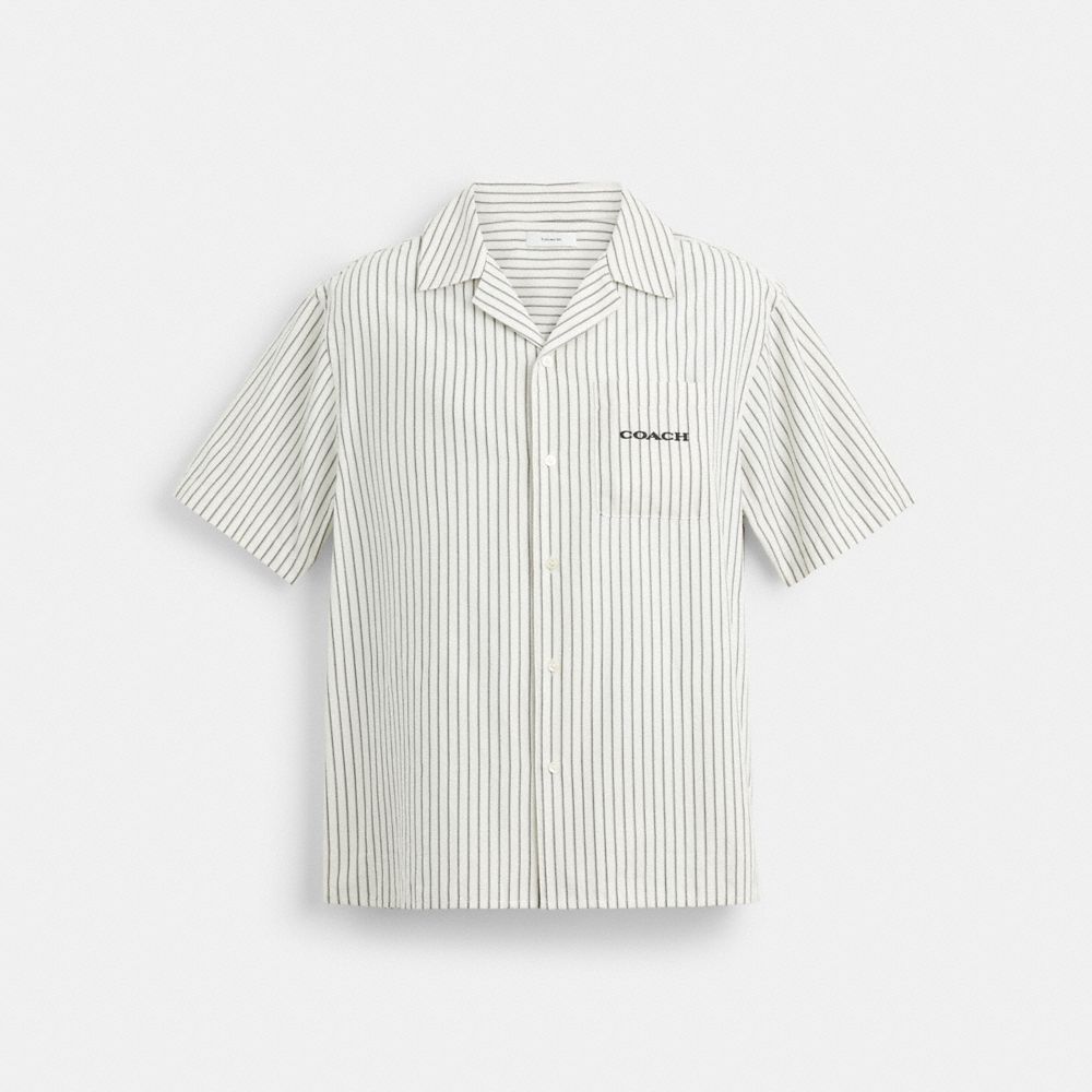 coach striped camp shirt CY558-A04