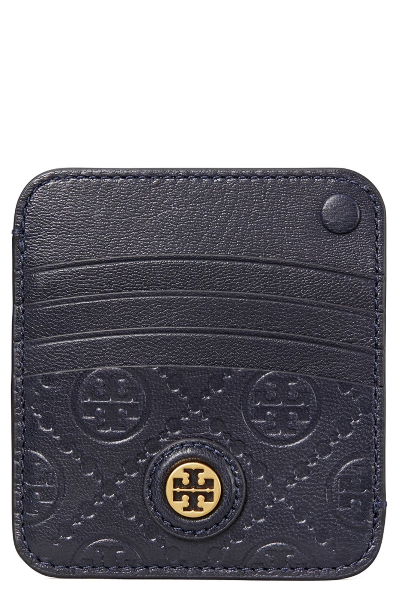 Tory Burch T Monogram Leather Card Case