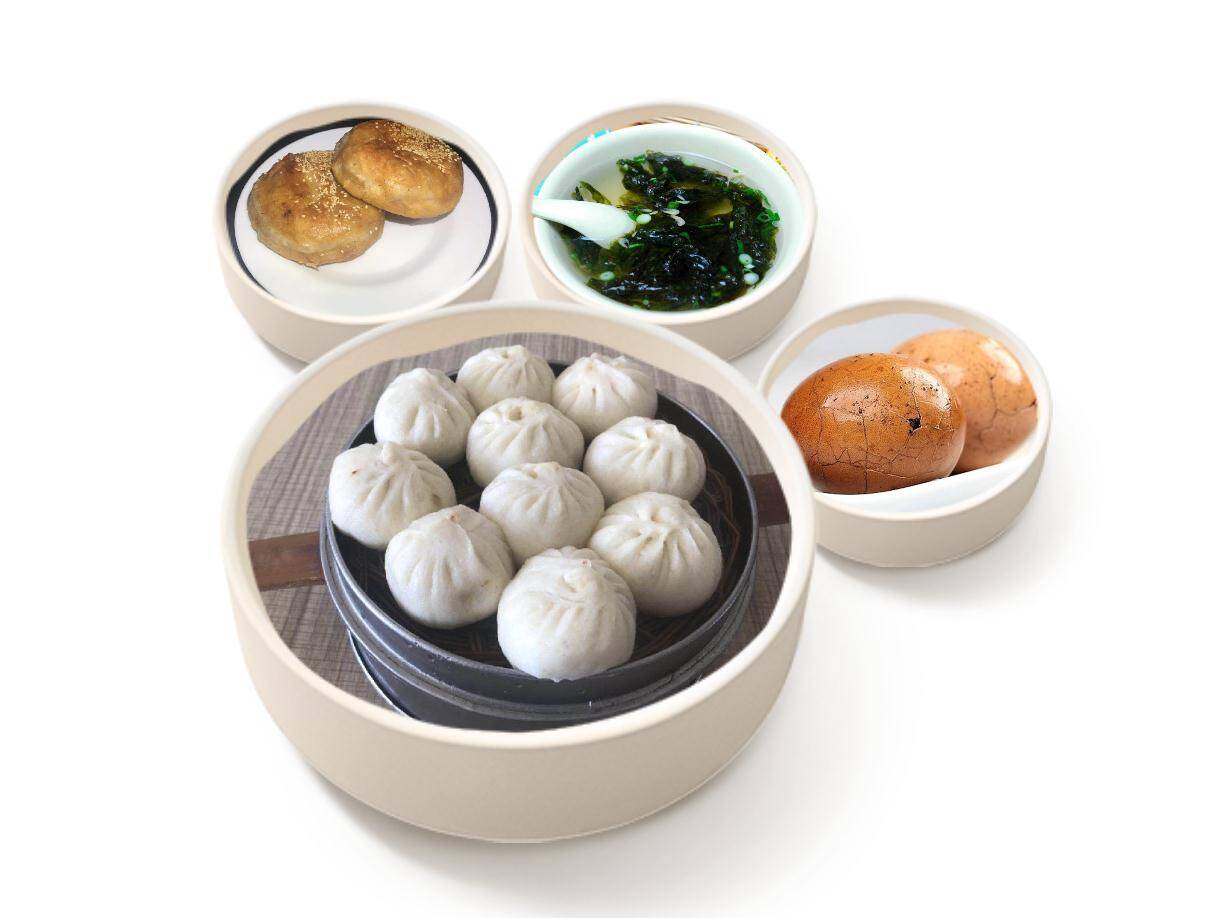 鲜肉小笼包+肉烧饼套餐仅需16.1元