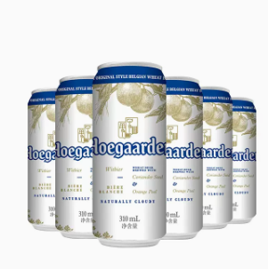 19.9元包邮！福佳精酿小麦白啤酒310ml*4听