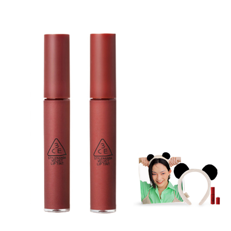 【3ce旗舰店】丝绒唇釉唇泥2支