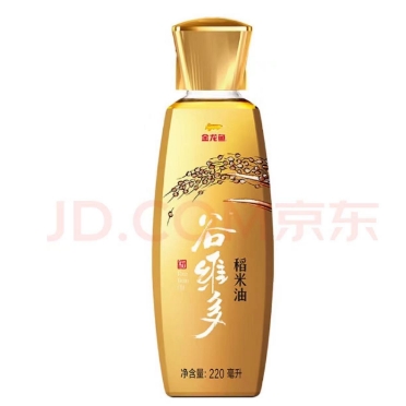 1元包邮！金龙鱼稻米油220ml