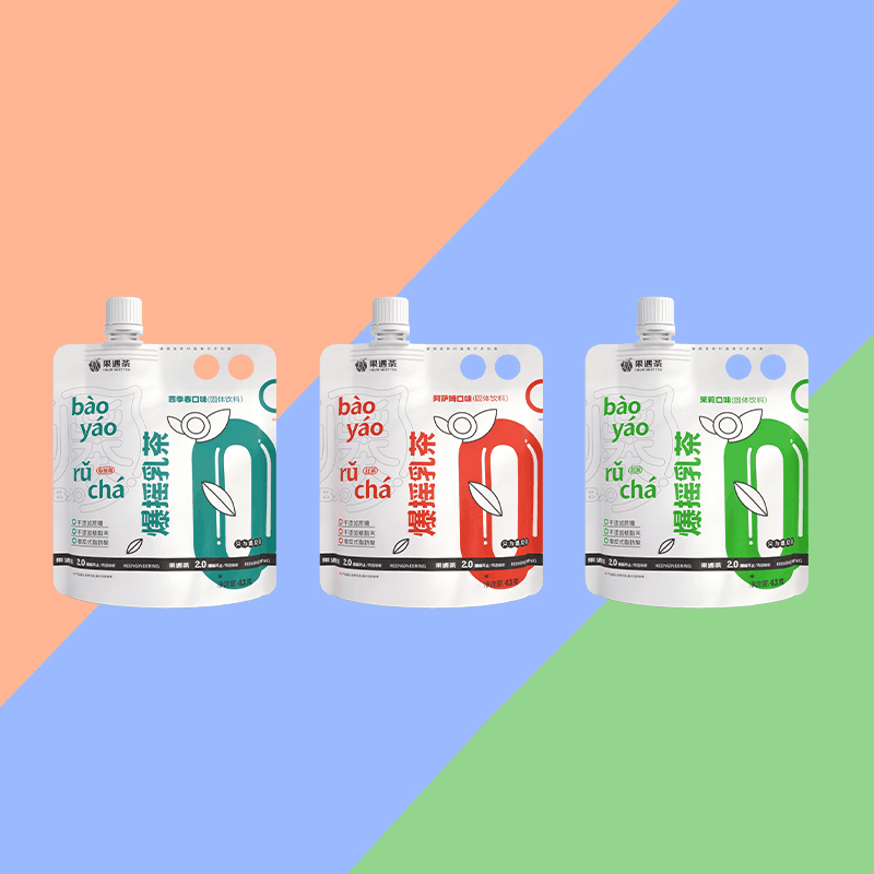 【果遇茶】0蔗糖爆摇乳奶茶3支装