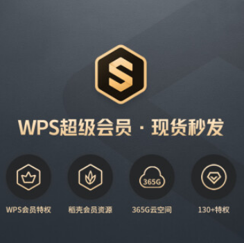 【10点秒杀】1元！WPS超级会员月卡31天