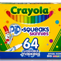 Crayola 绘儿乐 点状紧凑型可洗记号笔，64支