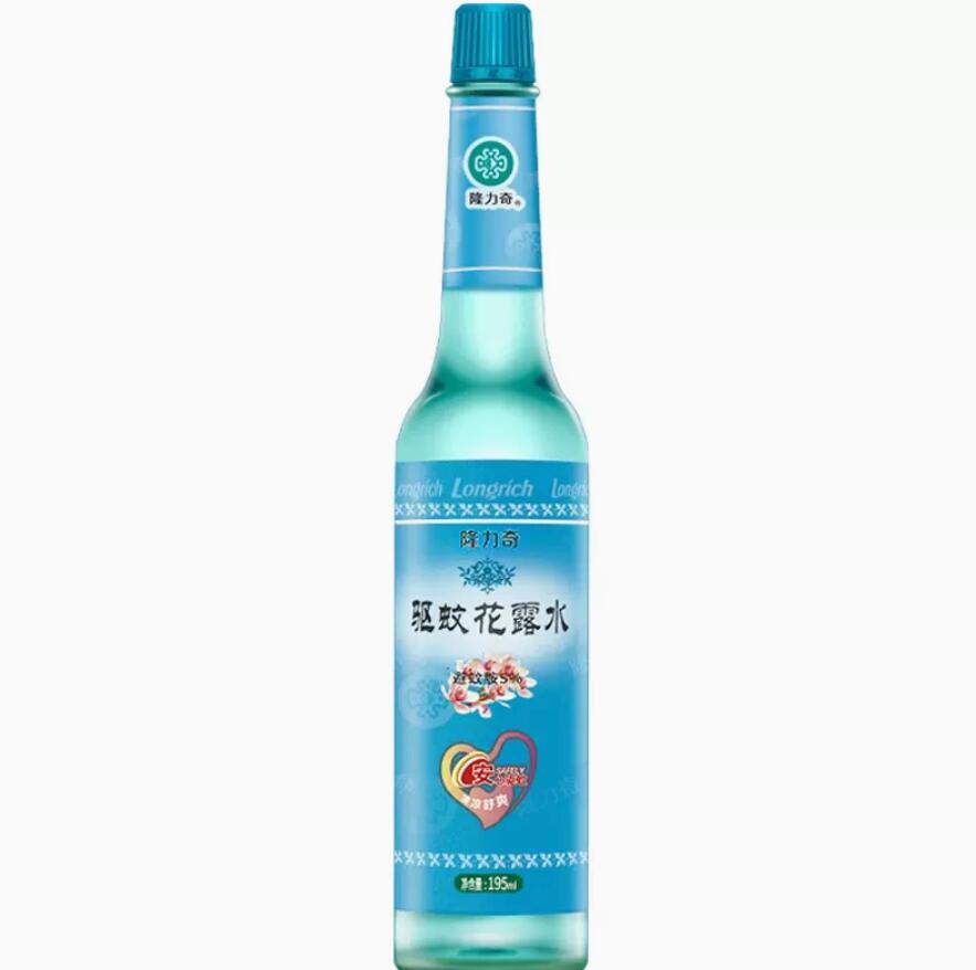 9.9元 包邮，隆力奇 驱蚊花露水 195ml 