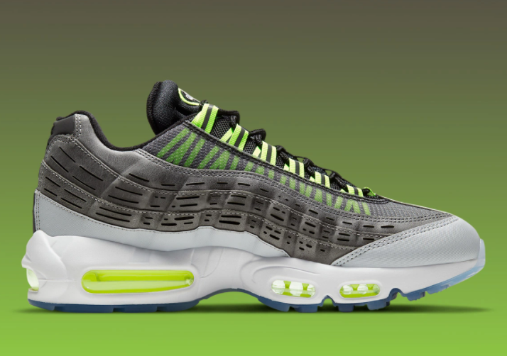 Kim Jones x Nike Air Max 95 “Volt”全新配色官图释出独有的解构细节_